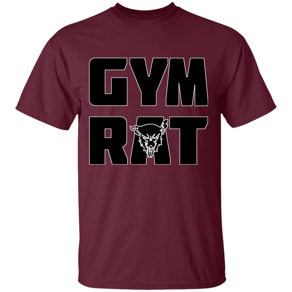 Camiseta GYM RAT (Algodon + Poliester) Rojo – TiendaCrossfity