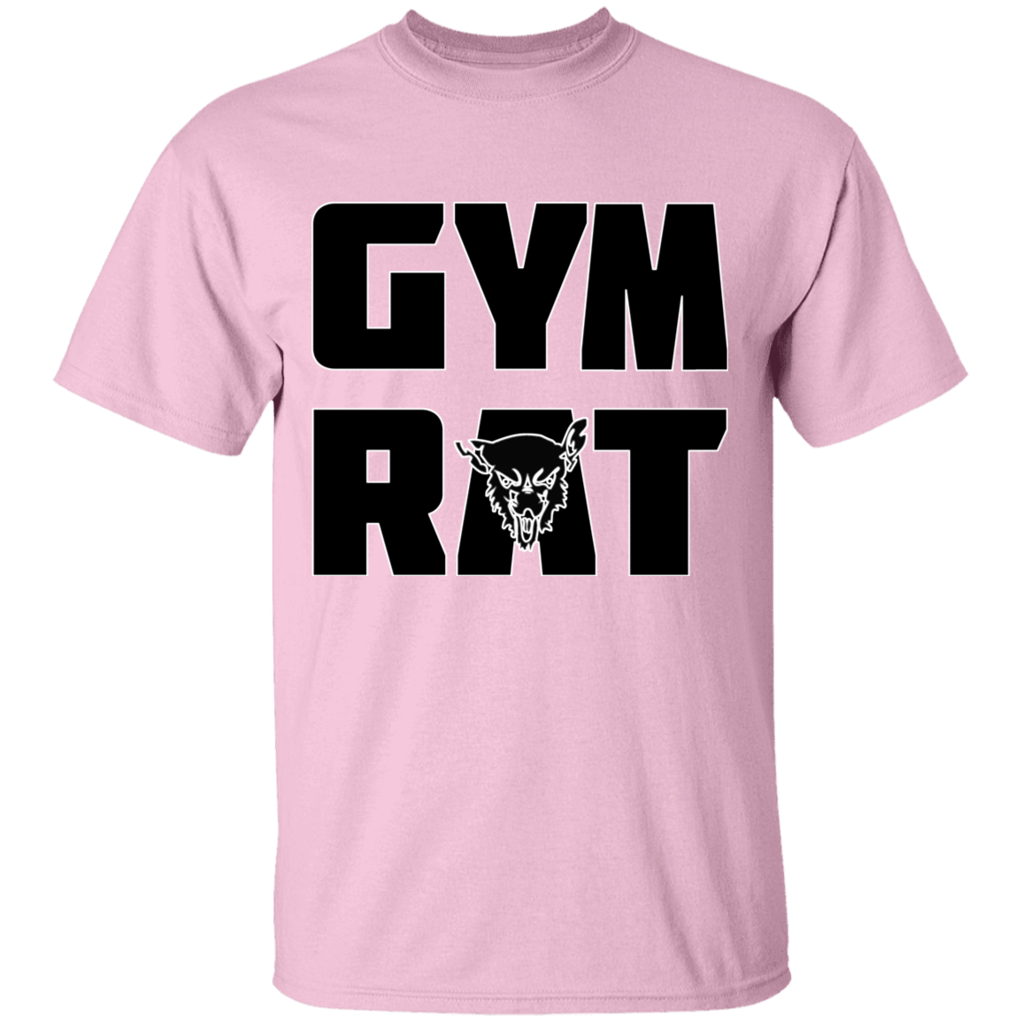 Camiseta GYM RAT (Algodon + Poliester) Rosa – TiendaCrossfity