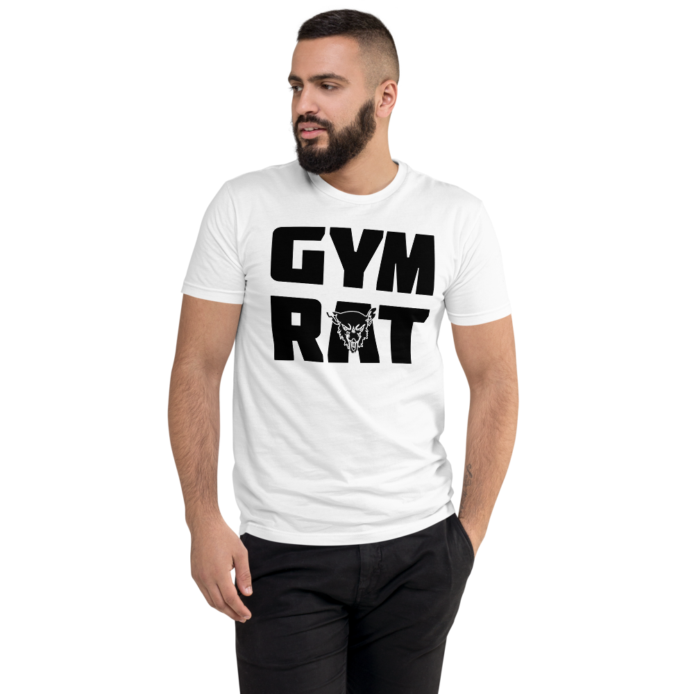Camiseta GYM RAT (Algodon + Poliester) Rojo – TiendaCrossfity